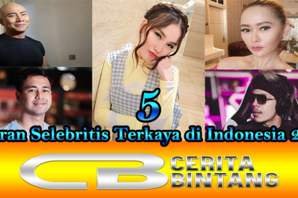 5 Jejeran Selebritis Terkaya di Indonesia 2023