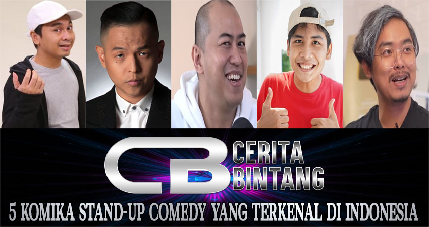 5 Komika Stand-up Comedy yang Terkenal di Indonesia