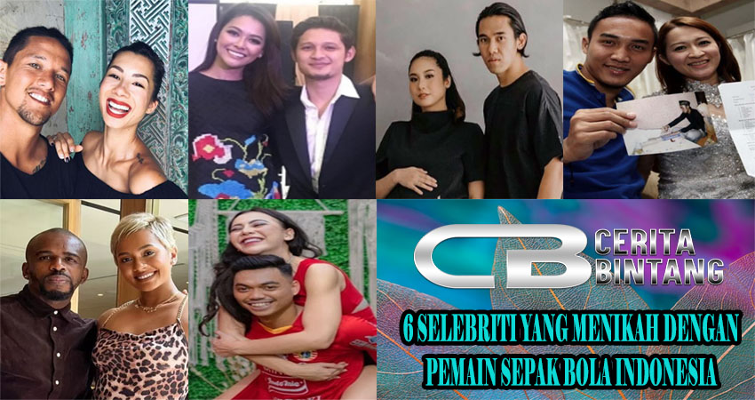 6 Selebriti yang Menikah dengan Pemain Sepak Bola di Indonesia